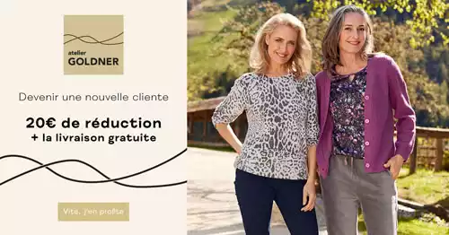 Offre de bienvenue Atelier Goldner