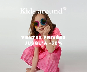 Ventes privées jusqu'à -50% sur Kids Around