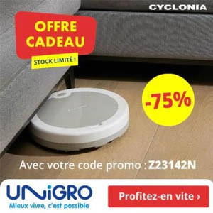 Code promo Unigro 80€
